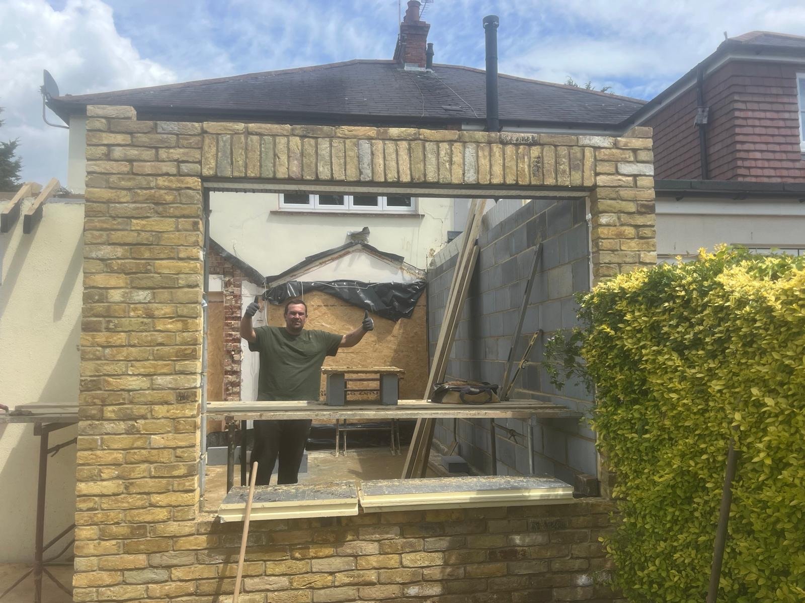 Brick Rear Extension Build