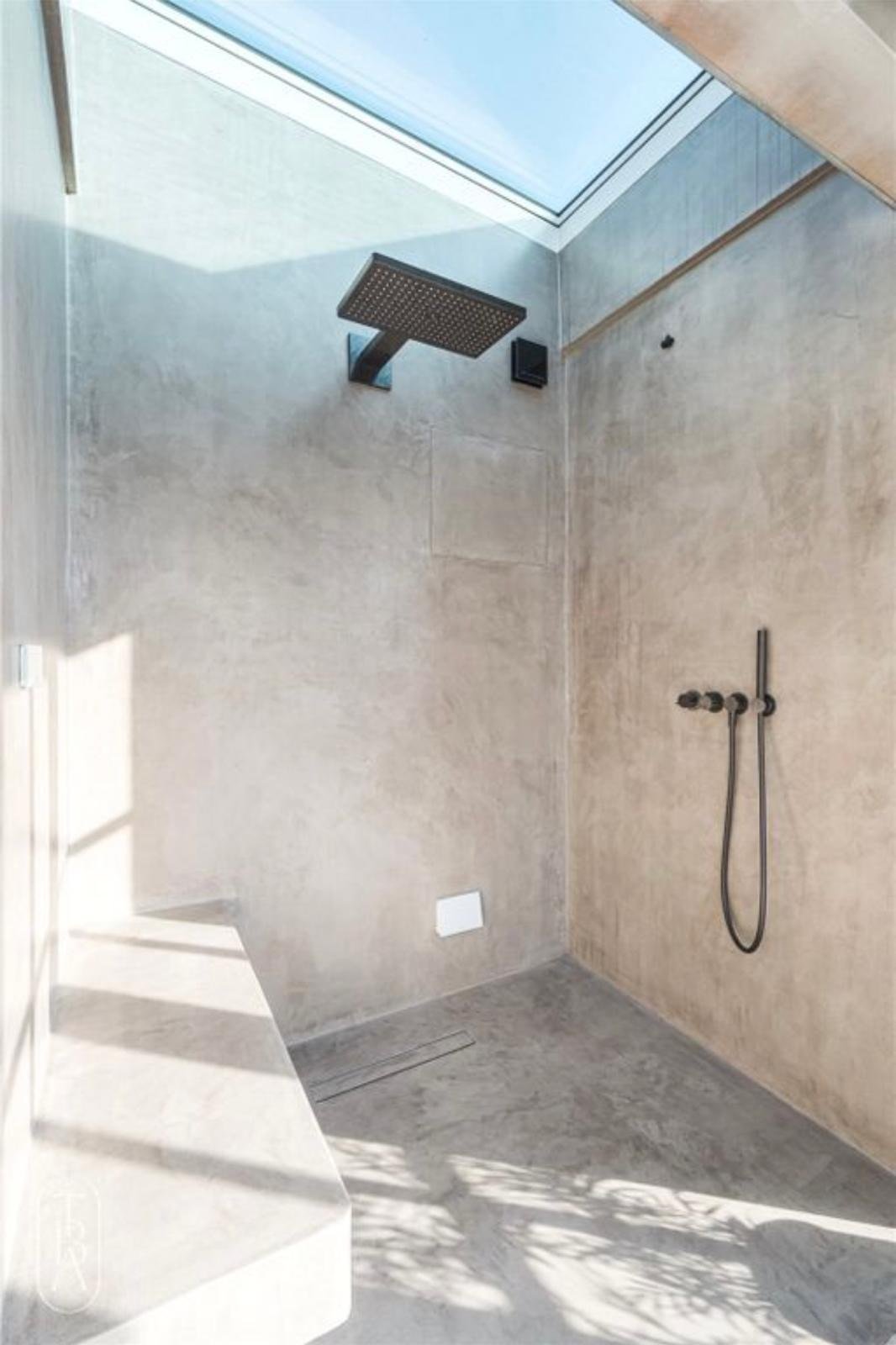 Walk-In Shower - Skylight