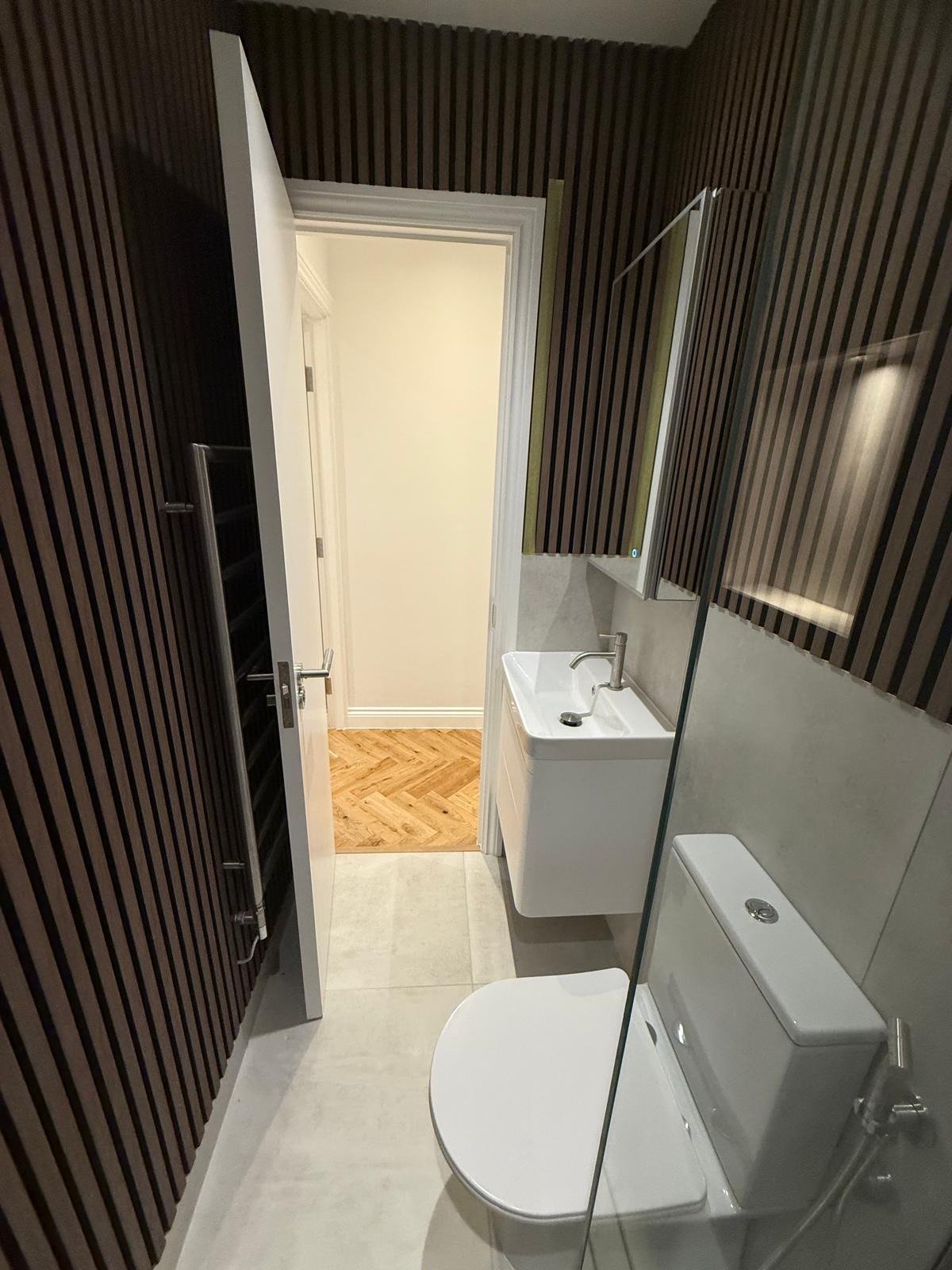 Slatted Wall Cloakroom