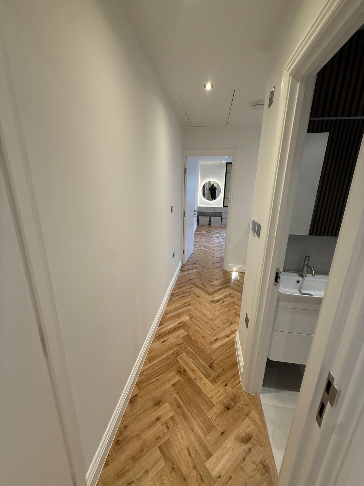 Hallway - Parquet Flooring