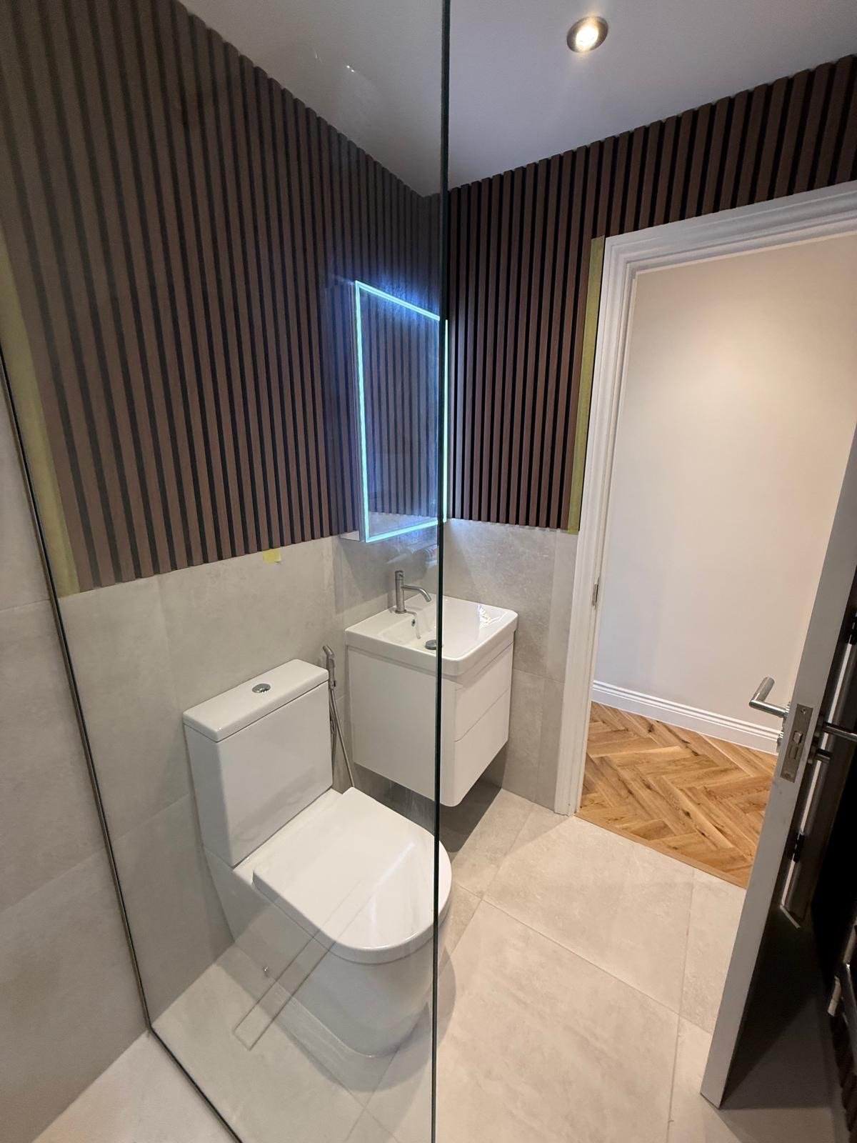 Half-Tile Cloakroom