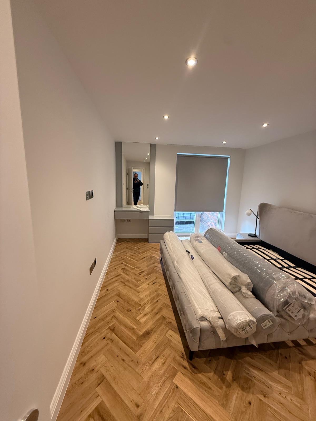 Bedroom - Parquet & Dresser