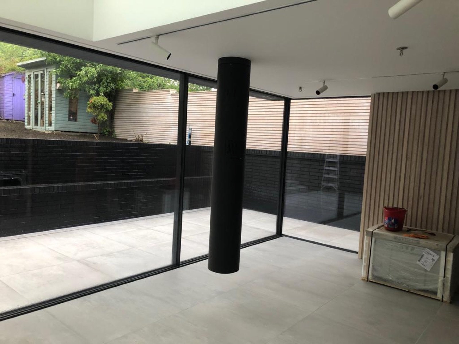 Side Return - Glass Doors