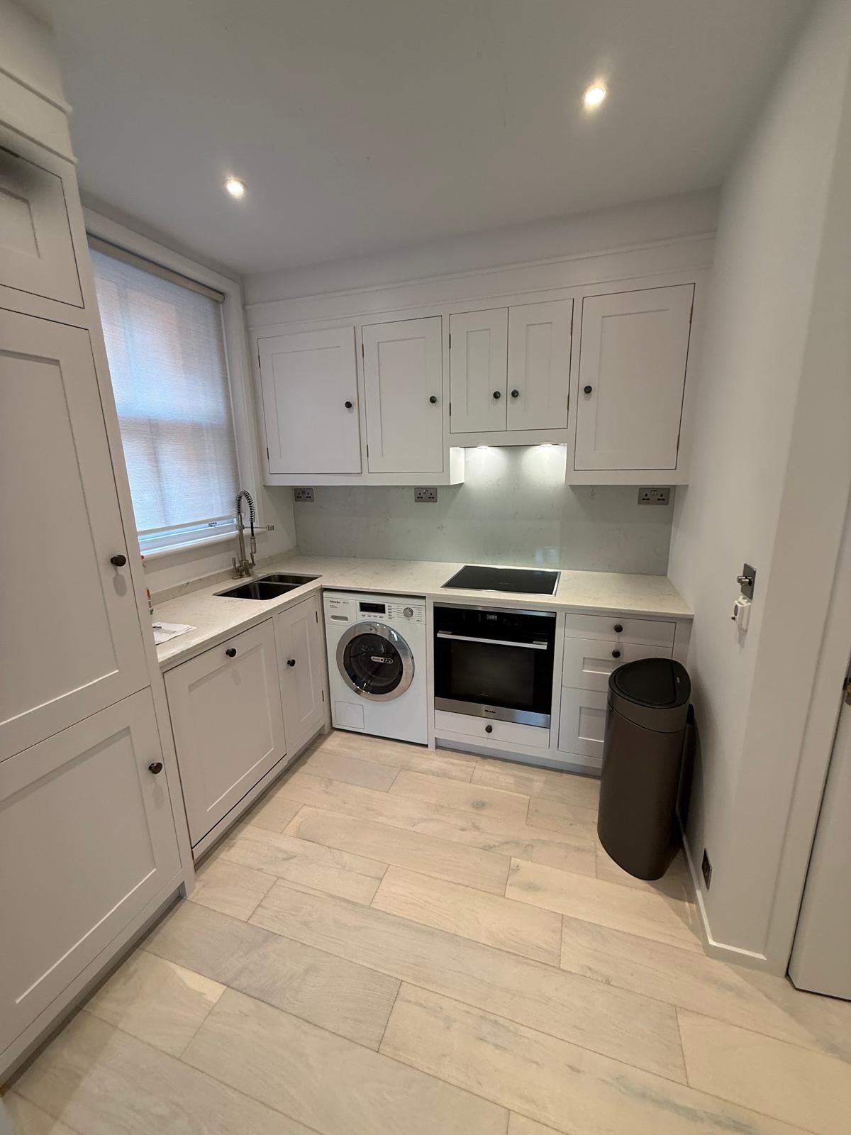 Compact White Kitchen