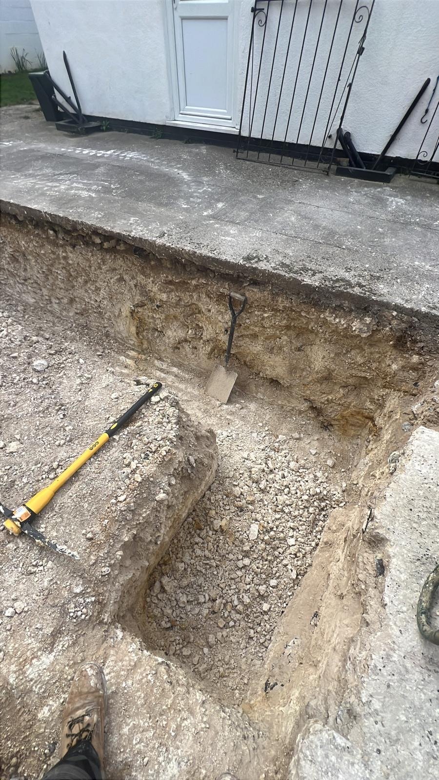 Foundation Trench - Front